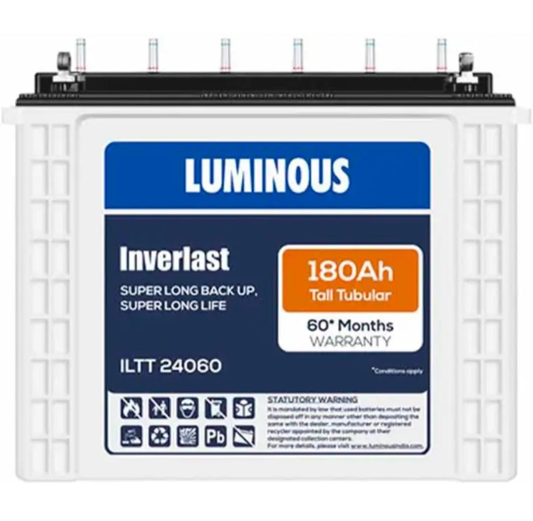 Combo: Luminous Eco Volt Neo 750 + Inverlast ILTT 24060 (180 Ah) Battery